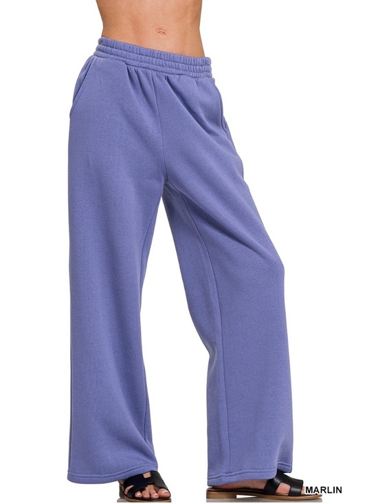 Zenana Outfitters Pants - 266 Zenana FLEECE PANTS WITH POCKET